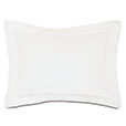 Roma Sateen Standard Sham in White