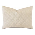 Coperta Diamond Quilted Standard Sham in Almond