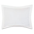 Gianna Hemstitch Standard Sham in White