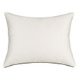 Viola Quilted Standard Sham in Ivory