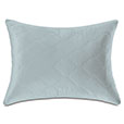 Viola Quilted Standard Sham in Sea