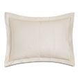 Matera Pique Standard Sham in Ivory