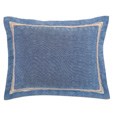 Paloma Woven Standard Sham In Blue