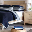 Hansel Flannel Standard Sham In Navy