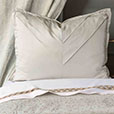 Marceau Mitered Pleat Standard Sham