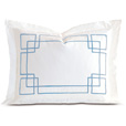 Grafico White/Azure Standard Sham