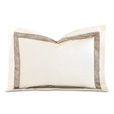 Cornice Ivory/Biscotti Standard Sham
