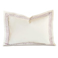 Juliet Lace Standard Sham in Ivory/Fawn