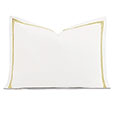 Enzo Satin Stitch Standard Sham in Daffodil