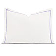 Enzo Satin Stitch Standard Sham In Heather