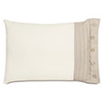 Maritime Pleated Right Standard Sham In Ivory