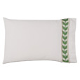 Akela Leaf Standard Sham In Green (Right)