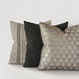 Silvio Metallic Decorative Pillow