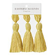 Tassel Trim Chunky Yellow Sample