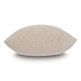 Brera Diagonal Tailor Tacks Decorative Pillow In Bisque