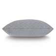 Brera Diagonal Tailor Tacks Decorative Pillow In Gray