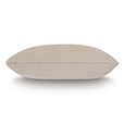 Brera Horizontal Tailor Tacks Decorative Pillow In Bisque