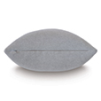 Brera Horizontal Tailor Tacks Decorative Pillow In Gray