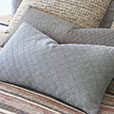 Ridge Quilted Oblong Decorative Pillow