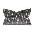 Phase Velvet Decorative Pillow In Gray