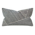 Bezel Multidirectional Stripe Decorative Pillow