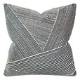 Bezel Multidirectional Stripe Decorative Pillow