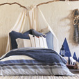 Wainscott Denim Striped Duvet Cover