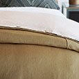 Trillium Solid Duvet Cover in Gold