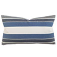 Wainscott Denim Striped King Sham