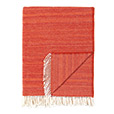 Strié Tangerine Throw
