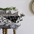 Bond Geometric Knit Throw In Slate