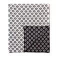 Lennon Criss-Cross Knit Throw In Black