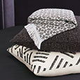 Carnaby Modern Birds Eye Throw In Black