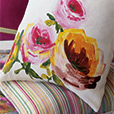 Tresco Handpainted Decorative Pillow