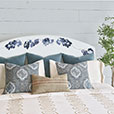 AYLA HANDPAINTED UPHOLSTERED BED