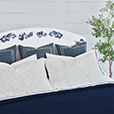 AYLA HANDPAINTED UPHOLSTERED BED