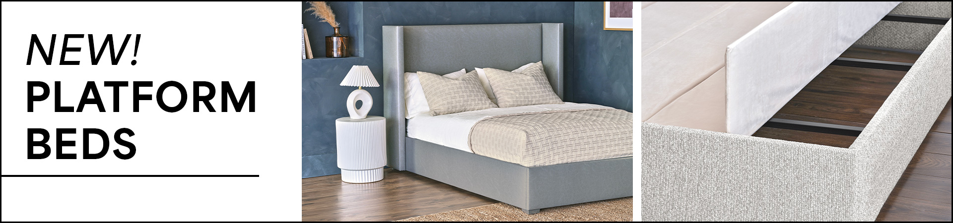 New! Platform Beds