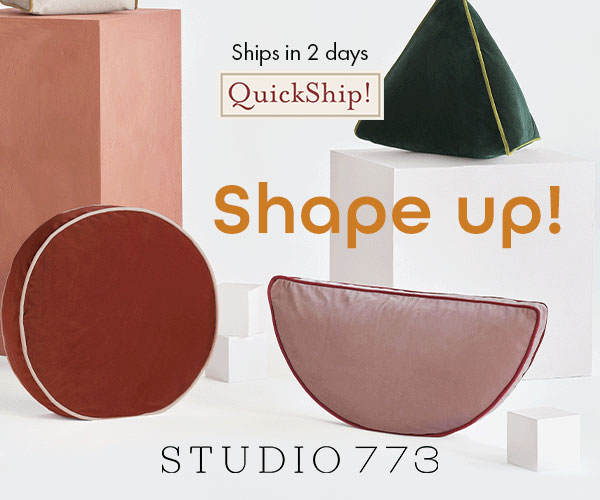 Shape up! Quickship Ships in 2 days Studio 773