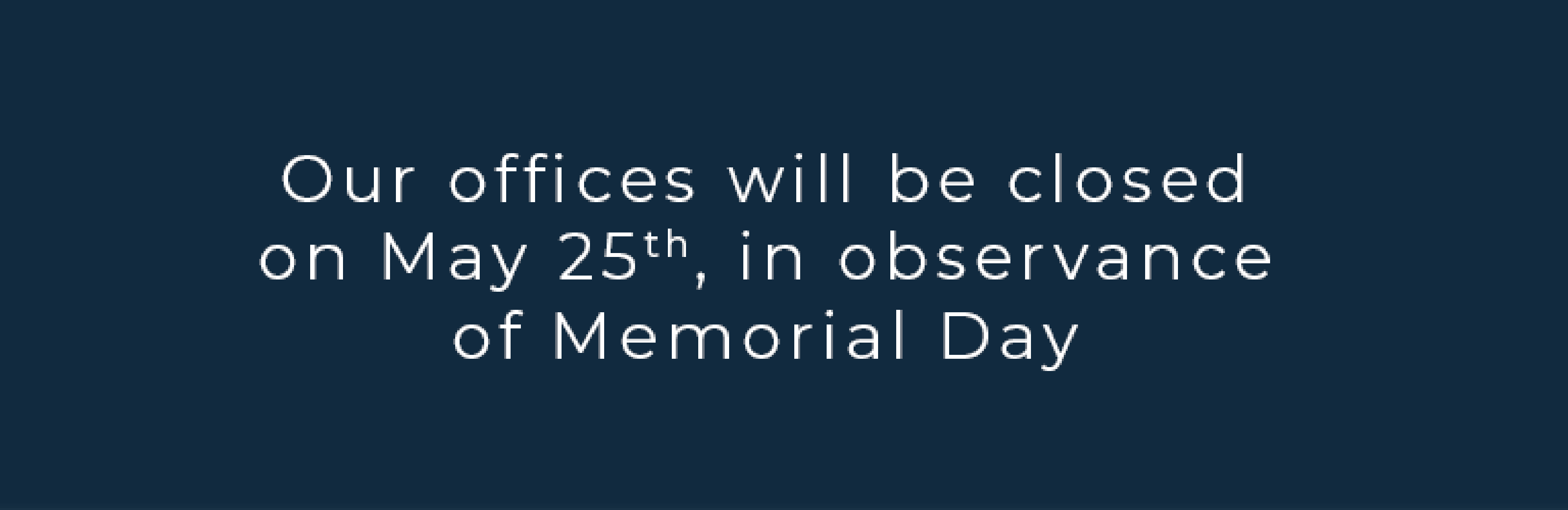 Memorial Day