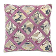 Valentina Velvet Lattice Decorative Pillow