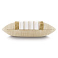 WREN TRIM APPLIQUE DECORATIVE PILLOW