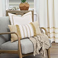 WREN TRIM APPLIQUE DECORATIVE PILLOW