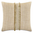 WREN FRINGE APPLIQUE DECORATIVE PILLOW