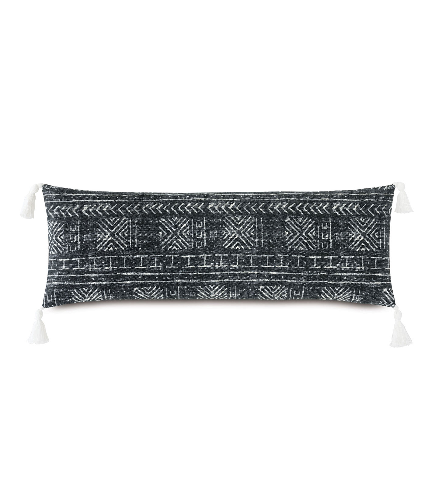Seydou Tassel Decorative Pillow In Black | Eastern Accents